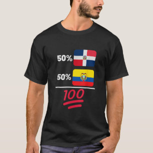 Camiseta Equador Mais Patrimônio Dominicano Mix Flag