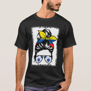 Camiseta Equador Messer Bun Soccer Flag Equatoriano Soccer