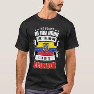Camiseta Equador Na Minha Cabeça