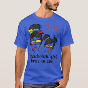 Camiseta Equador Para Menina Mãe Equatoriana para Mulheres