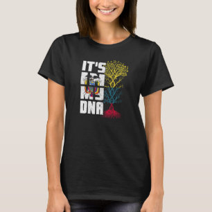 Camiseta Equador Sinalizador Equatoriano Está no Meu Patrió