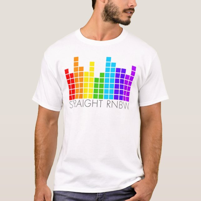 Camiseta Equalizador reto de RNBW (Frente)