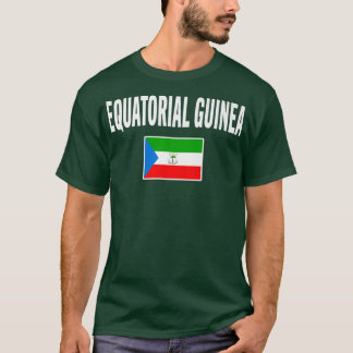 Camiseta Equatorial Guinea Guinean Tee Flag souvenir Gift