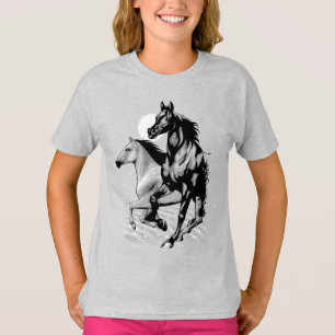 Camiseta Equestre - Cavalo de Stallion - Cavalo de Cavalo