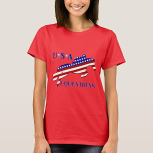 Camiseta Equestre EUA
