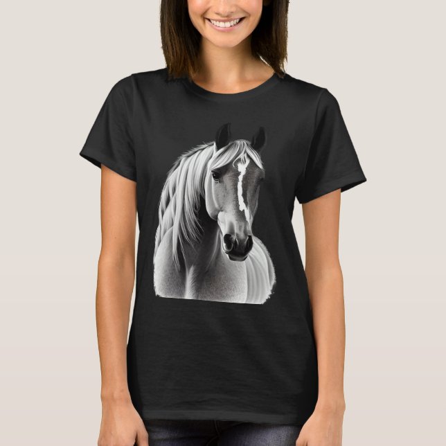 Camiseta Equestrian And Horse  Who Ride Or Raise Ponies (Frente)