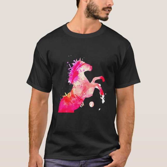 Camiseta Equestrian Horse Art (Frente)