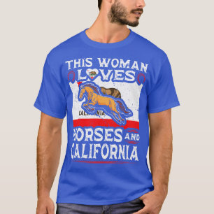 Camiseta Equestrian Horse Lover Horseback, Circular na Cali