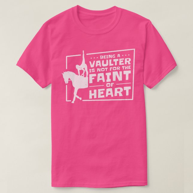 Camiseta Equestrian Horse Vaulting Vaulter Horseback (Frente do Design)