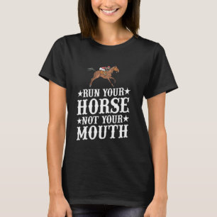 Camiseta Equestrian Jockey Funny Quarter Horse Racing