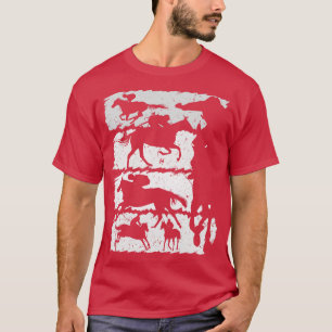 Camiseta Equestrian Silhouette Horse Riding