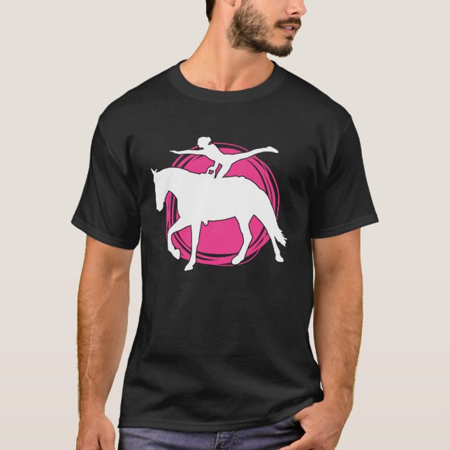 Camiseta Equestrian Vaulting Horse Vaulters Horse vaulting  (Frente)