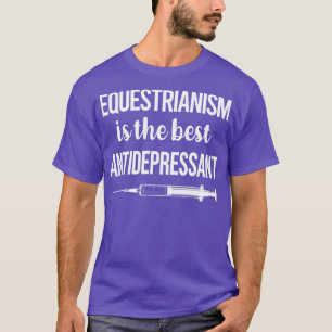 Camiseta Equestrianismo antidepressivo Ridina Horse-back