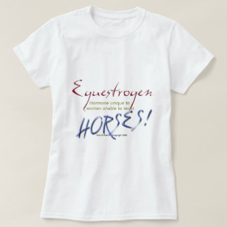 Camiseta Equestrogen: cavalo engraçado