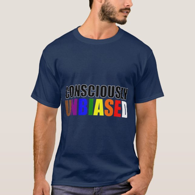Camiseta Equidade Imparcial E Conscientemente Imparcial Do  (Frente)