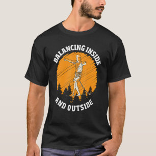 Camiseta Equilibrando Dentro e Fora Slackline Yoga Slack 