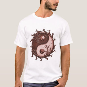 Camiseta Equilíbrio ao Luar – Yin Yang da Luz Eterna. 
