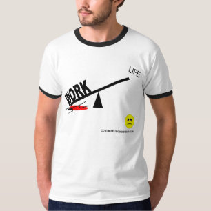 Camiseta equilíbrio da Trabalho-vida