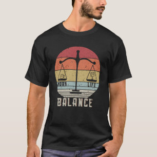 Camiseta Equilíbrio Da Vida Útil Café Vs Bebidas De Cerveja