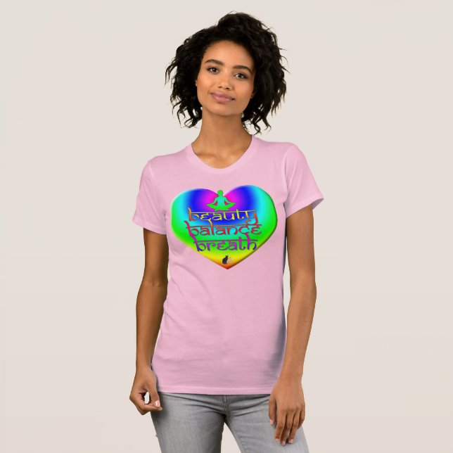 Camiseta Equilíbrio de Beleza Respiração (Frente Completa)
