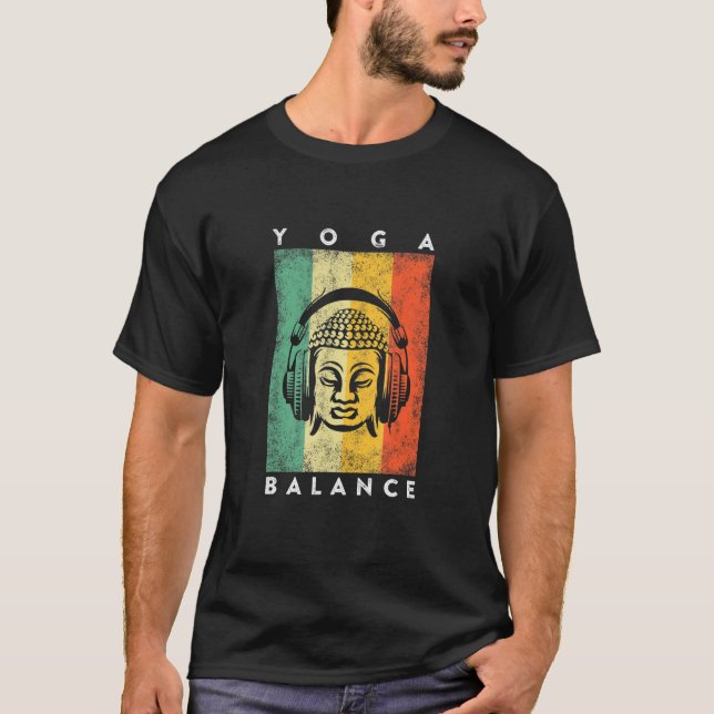 Camiseta Equilíbrio de ioga (Frente)