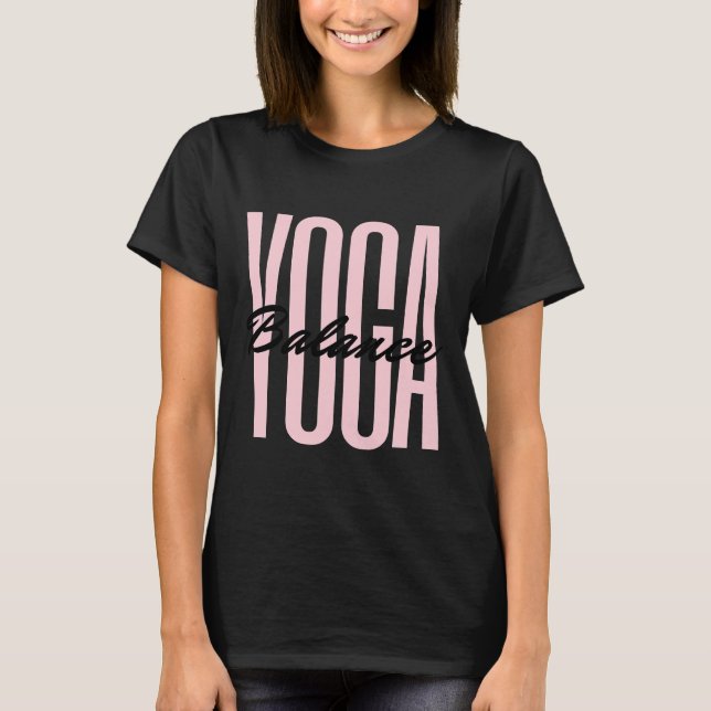 Camiseta Equilíbrio de ioga (Frente)