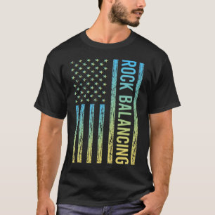 Camiseta Equilíbrio de Pedras Pedras Rochas Empilhamento Eq