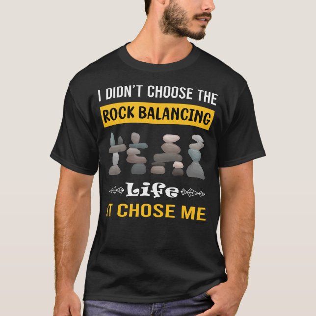 Camiseta Equilíbrio de Pedras Pedras Rochas Empilhamento Eq (Frente)