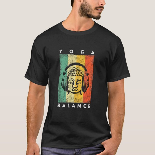 Camiseta Equilíbrio de Yoga (Frente)