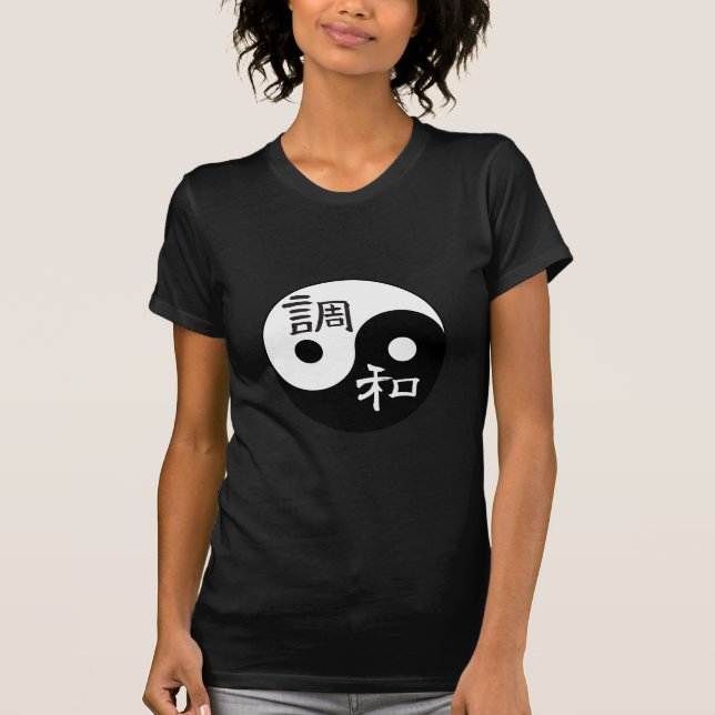 Camiseta Equilíbrio e Harmonia Yin yang (Frente)