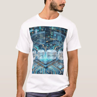 Camiseta Equilíbrio entre Vida e Trabalho | Programador de