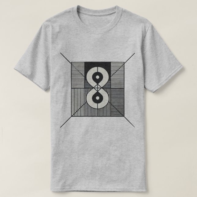Camiseta Equilíbrio Infinito: Um Estilo Internacional de Mi (Frente do Design)