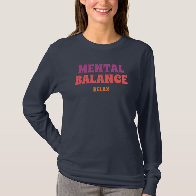 Camiseta Equilíbrio Mental Relax (Frente)