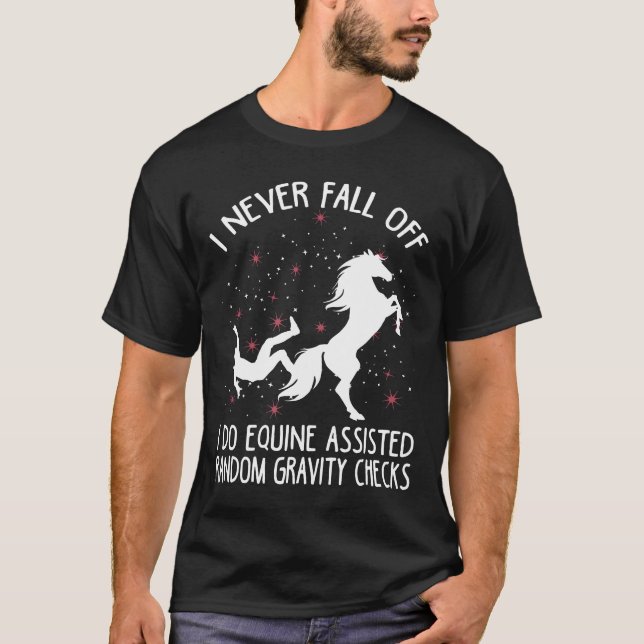 Camiseta Equine Assisted Gravity Checks  Horse (Frente)