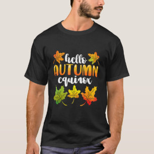 Camiseta Equinócio do outono deixa sol de outubro para home