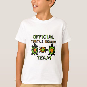 Camiseta Equipa de salvamento oficial 1 da tartaruga