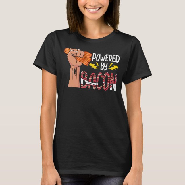 Camiseta Equipado Com Bacon (Frente)