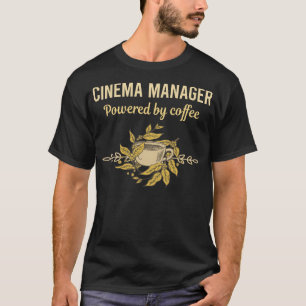 Camiseta Equipado Com Café - Cinema Manager