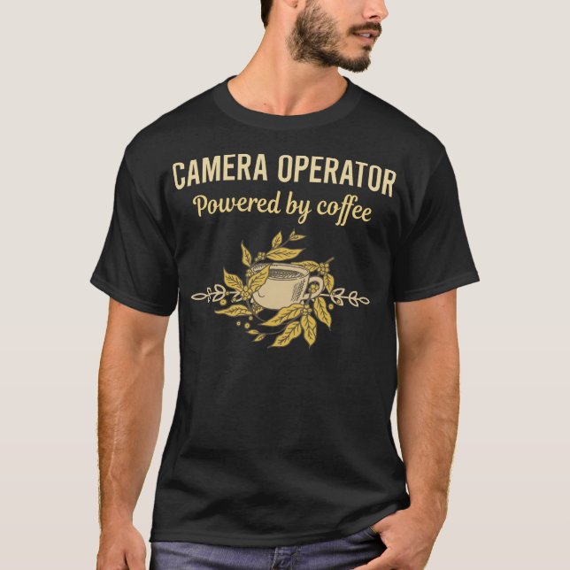Camiseta Equipado Com Café - Operador (Frente)