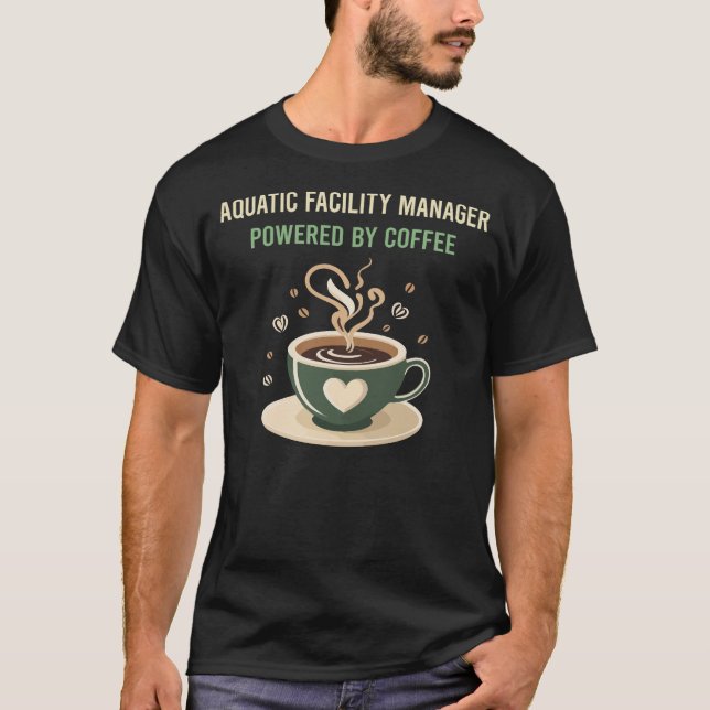 Camiseta Equipado Com Gestor De Instalações Aquáticas De Ca (Frente)