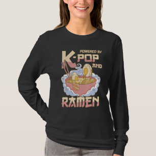 Camiseta Equipado com K-Pop e Ramen - KPOP 1