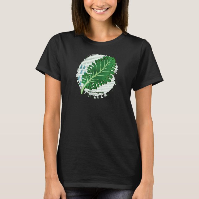 Camiseta Equipado Com Plantas Herbivore Vegetarian Vegan (Frente)