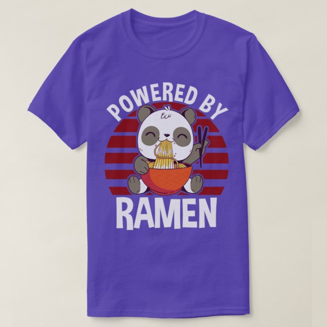 Camiseta Equipado Com Ramen (Frente do Design)