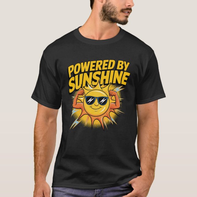Camiseta Equipado com Sunshine - Tee ecológico (Frente)