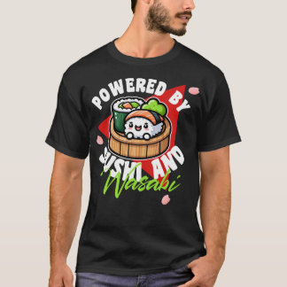Camiseta Equipado com Sushi e Wasabi