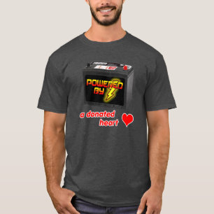 Camiseta Equipado com uma t-shirt cardíaca doada