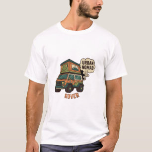 Camiseta Equipamento de Acampamento de Carro para Aventura