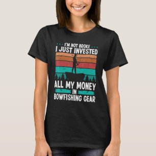Camiseta Equipamento de Arco e Pescaria Investiu Meu Dinhei