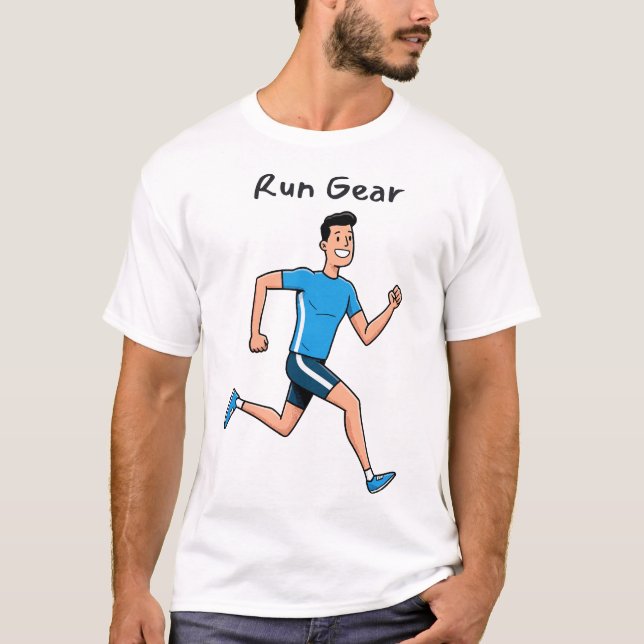 Camiseta Equipamento de Corrida – Corrida Inspiradora (Frente)