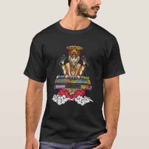 Camiseta Equipamento de DJ de Teclado Ganesha Com Sintetiza